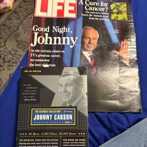 LIFE Magazine "Good Night, Johnny" with Johnny Carson DVD Set - Blue/Black